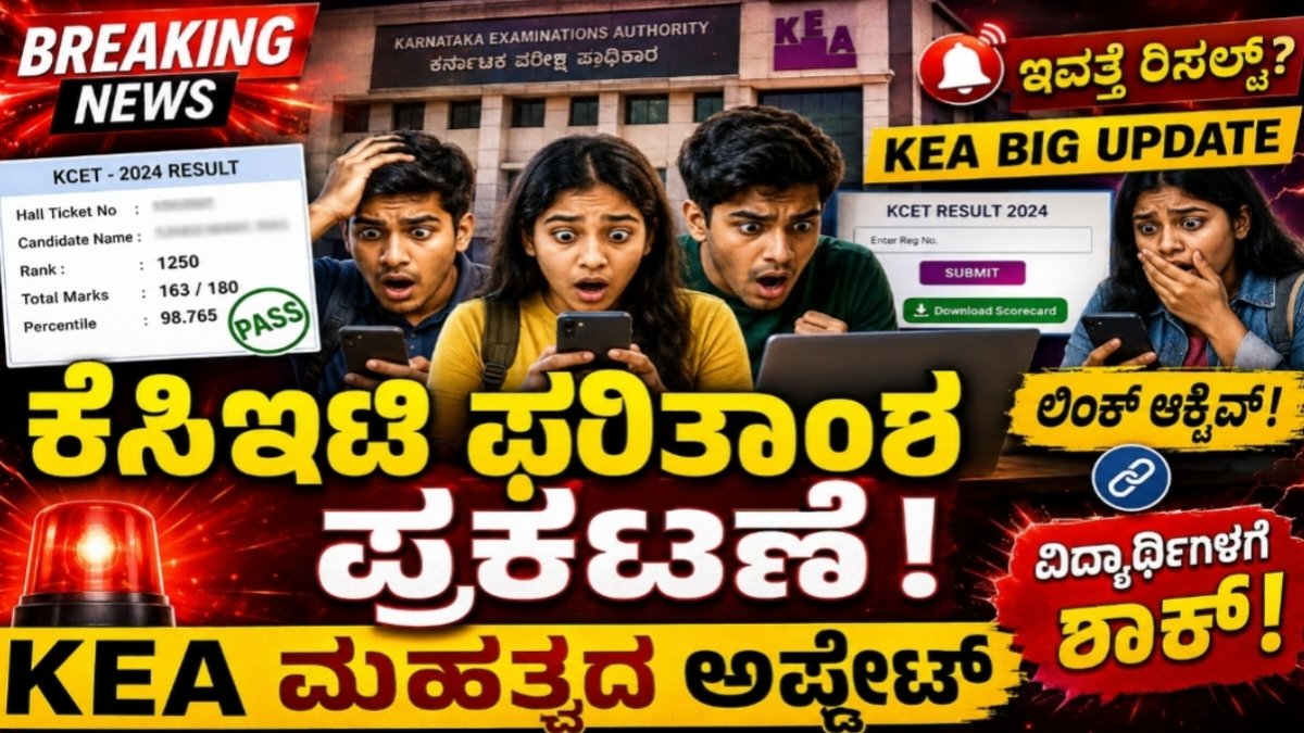 KCET Result 2026