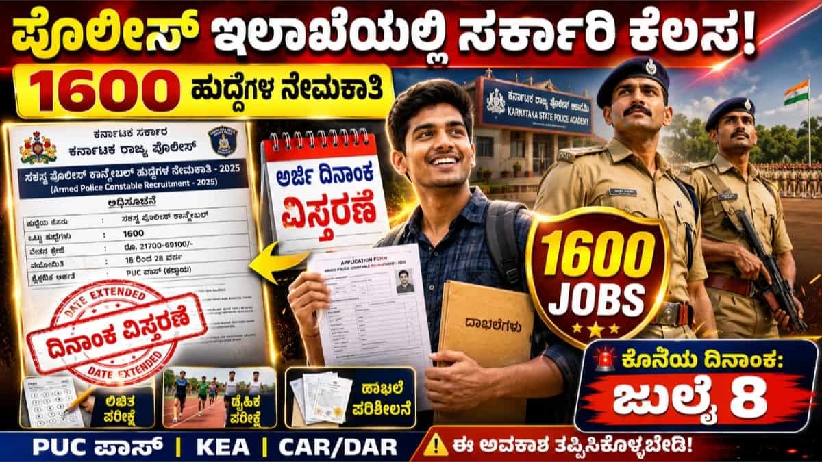 Karnataka Police Jobs