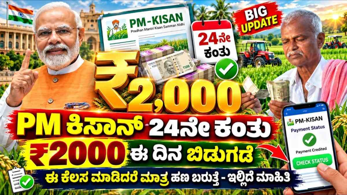 PM Kisan 24th Installment